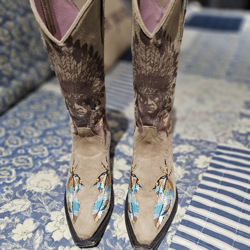 Miss Macie 'Shawnee' Cowgirl Boots, NWOT - Size 7